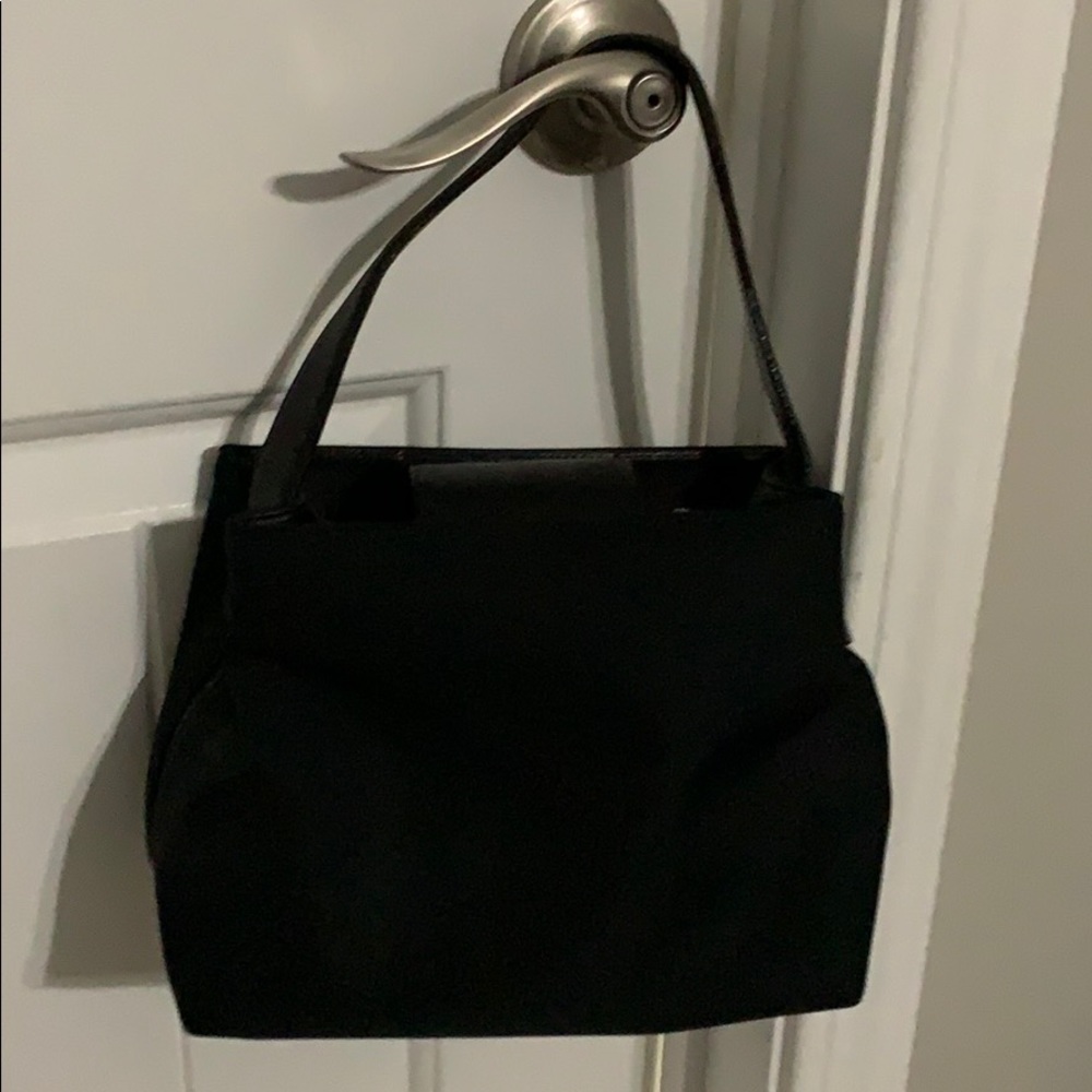 COACH Microfiber Mini with leather trim